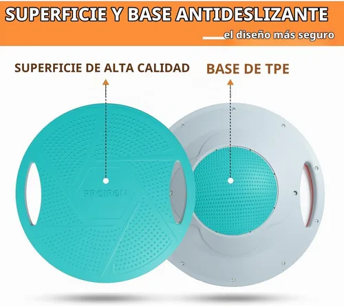 Vista 2 de PROIRON Tabla de Equilibrio Oscilante, Tabla de Estabilidad de 16.34", Entrenador de Estabilidad y Equilibrio para Ejercicios Antideslizante, Tabla