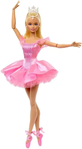 Vista 3 de Barbie Signature Ballet Wishes - Muñeca rubia con tutú rosa