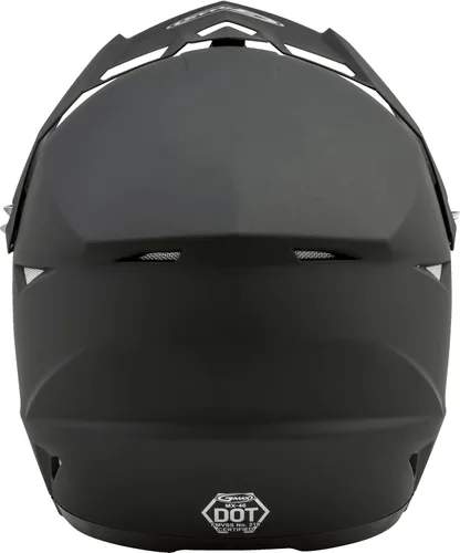 Vista 4 de GMAX MX-46 - Casco sólido (negro mate, XL) - Aprobado por FMVSS 218