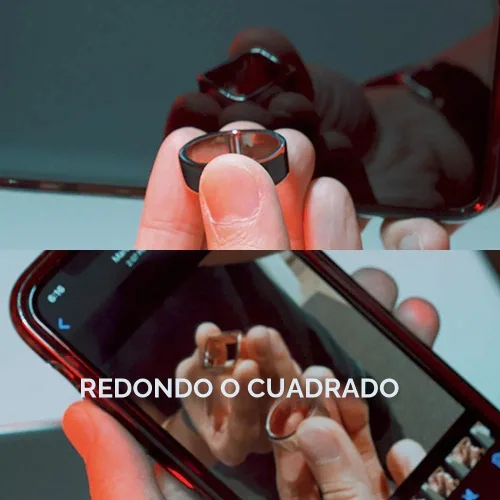 Vista 4 de SUMAG Ambi Anillo Trucos de magia Círculo Cuadrado Mago Mago Accesorios Primer Plano Calle Ilusión Óptica Gimmick Props