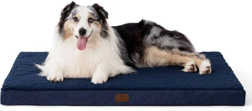 Vista 54 de Bedsure - Cama ortopédica pequeña para perros chicos, impermeable, con funda extraíble lavable, tapete de espuma con forma de huevera para mascotas