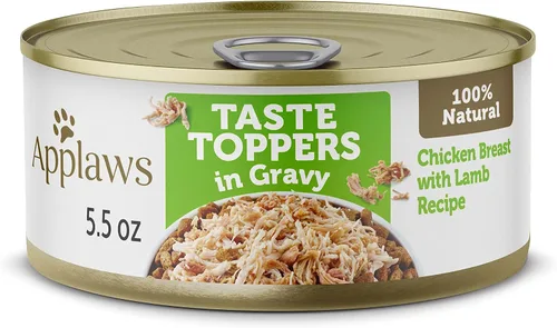 Vista 7 de Applaws Taste Toppers - Comida húmeda de pollo en salsa para perros, paquete de 12 latas de 5.5 onzas Proteína 100% natural, de alta calidad