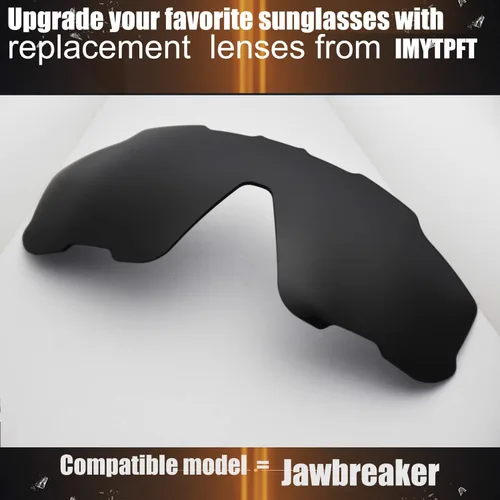 Vista 3 de CompatibleReemplazo para Lentes Oakley Jawbreaker NegroTitanio