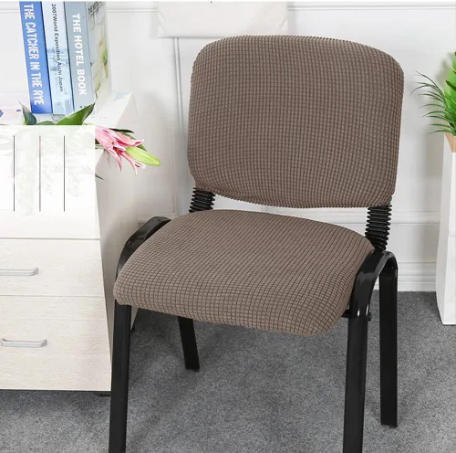 Vista 7 de Sunnyway Funda elástica para asiento de silla de oficina, extraíble y elástica, funda de asiento para silla de computadora, de elastano, lavable
