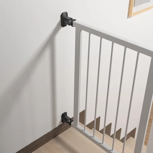 Vista 3 de ICERO - Protector de pared extensor de puerta de bebé (paquete de 8) - Kit de extensión de puertas montadas a presión extiende puertas de seguridad