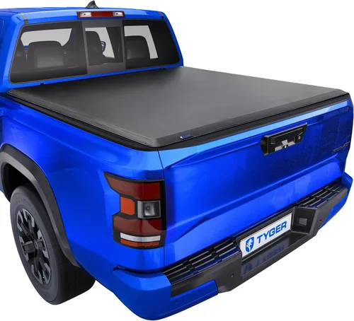 Vista 11 de Tyger Auto T3 Cubierta Suave Tri-Plegable Tonneau para Cama de Camioneta Compatible con 2005-2021 Nissan Frontier; 2009-2012 Suzuki Equator Cama