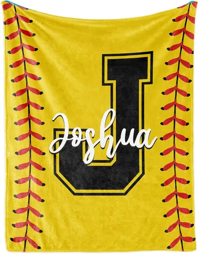 Vista 14 de Manta suave personalizada para bebés: manta de diseño de béisbol personalizada para niños con nombre y número, regalos de ropa de cama para bebés