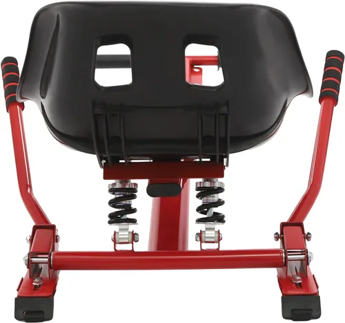 Vista 7 de Accesorio de asiento para aeropatineta, asiento de equilibrio ajustable para scooter de 6.5 a 10 pulgadas, Hoverboard Go Kart con absorción