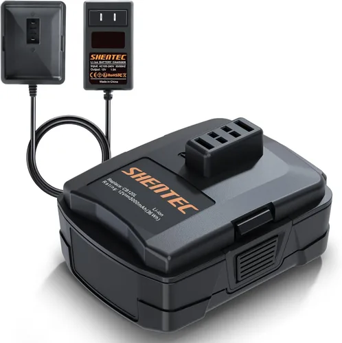 Vista 10 de Shentec Paquete de 2 baterías de 3.0Ah 12V compatibles con RYOBI CB120L