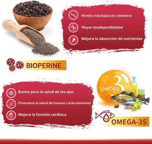Vista 6 de ZEBORA CoQ10-400mg-Cápsulas blandas con PQQ, BioPerine y Omega-3, suplemento de coenzima Q10 (ubiquinona) para alta absorción, potente antioxidante