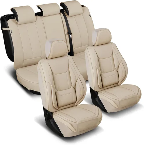 Vista 8 de Coverland Fundas de asiento de automóvil personalizadas compatibles con BMW X1 2013-2025, funda de asiento impermeable de espuma viscoelástica