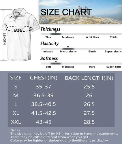 Vista 7 de YAXHWIV Polo para hombre, camiseta táctica para hombre, manga corta, absorbe la humedad, camiseta de tenis de golf