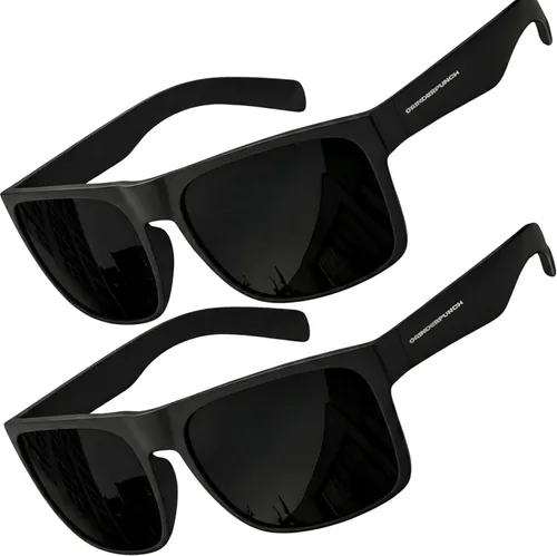 Vista 11 de grinderPUNCH Super Dark CAT 4 Gafas de sol XL XXL Big Head Extra Grandes Hombres