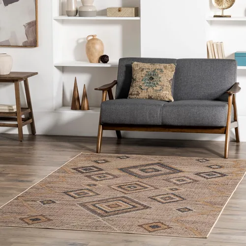Vista 24 de nuLOOM Alfombra de Área Easy-Jute de 5' x 8', Lavable a Máquina, Antideslizante, para Sala de Estar, Dormitorio, Habitación de Niños, Guardería