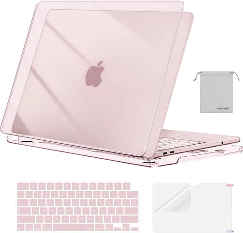 Vista 28 de MOSISO Compatible con MacBook Neo Case 13 pulgadas 2026 A3404 A18 Pro Chip Rubor