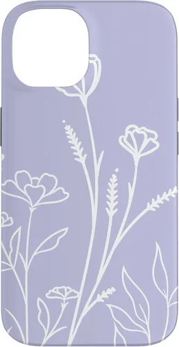 Vista 4 de Summer Wildflowers Pattern Pastel Design Floral Periwinkle Case for iPhone 17