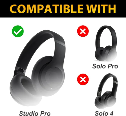 Vista 2 de Studio Pro Kit de reparación y reemplazo de bisagra para auriculares inalámbricos Beats Studio Pro (modelo A2924), piezas de metal, accesorios