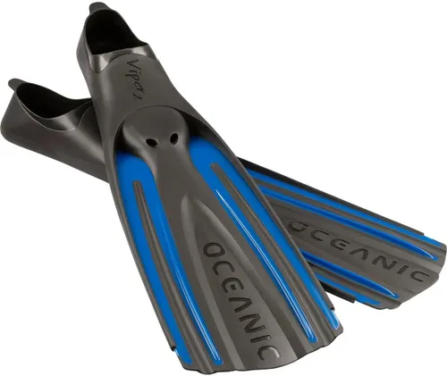 Vista 3 de Oceanic Viper 2 Aletas de buceo y snorkel de pie completo