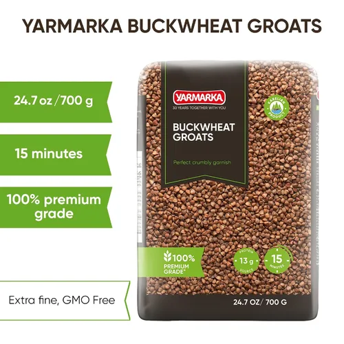 Vista 3 de Yarmarka Trigo sarraceno tostado Kasha Extra 24.7 oz