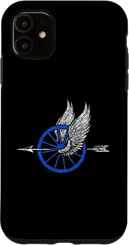 Vista 6 de Unidad de motor de policía para iPhone 12 mini rueda y flecha para carcasa de oficial de motor