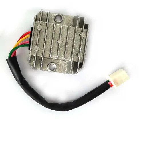 Vista 4 de DEVMO Regulador de voltaje rectificador de onda completa de 4 cables, 4 pines, 12 V, universal, compatible con motocicletas Pit Dirt Bike Quad CG125