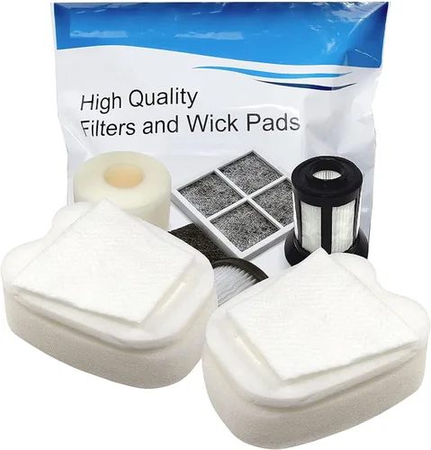 Vista 10 de HQRP Kit de filtro de espuma y fieltro compatible con Shark Rocket HV319 HV320 HV321 HV322 HV324 HV345 UV330 UV380 UV422 UV425CCO ZS350 ZS351 ZS352