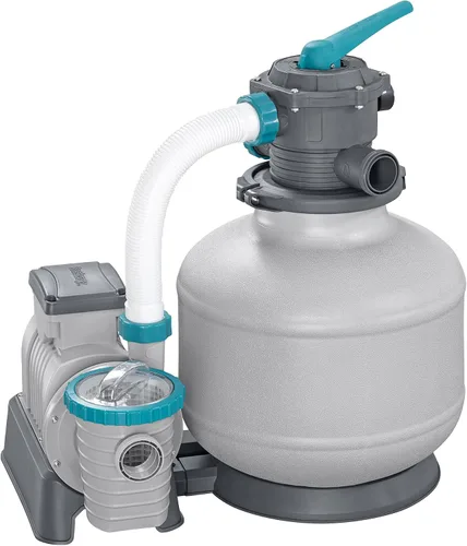 Vista 11 de Bestway Bomba de piscina con filtro de arena de 950 galones para piscinas sobre el suelo de 300 a 4,800 galones con filtro de prefiltro para agua