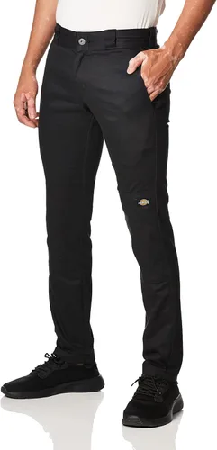 Vista 3 de Dickies - Pantalón de trabajo para hombre ajustado y recto con doble rodilla