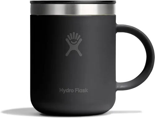 Vista 32 de Hydro Flask - Juego de regalo de taza de café; con aislamiento térmico, de acero inoxidable, antiderrame, a prueba de fugas; 12 onzas, color negro