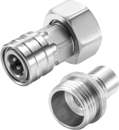 Vista 6 de RIDGE WASHER Acopladores para lavadora a presión, enchufe de conexión rápida de 1/4, paquete de 2