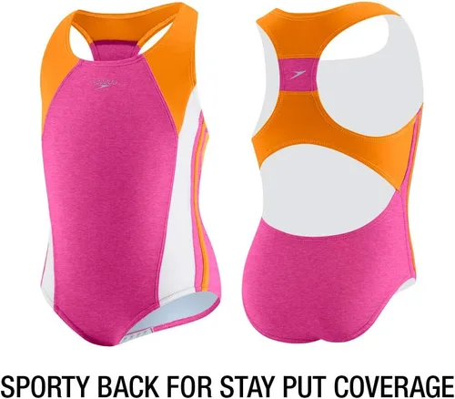 Vista 6 de Speedo Infinity Splice - Traje de baño de una pieza y con tirantes gruesos para niña