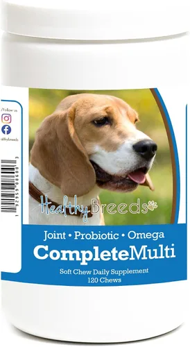 Vista 57 de Healthy Breeds Affenpinscher todo en uno multivitamínico suave masticable 120