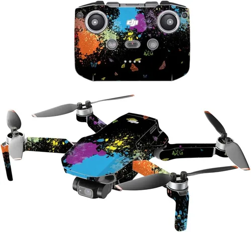 Vista 26 de MightySkins - Compatible con DJI Mini 2 Dron portátil - Humo brillante Funda protectora de vinilo duradera y única Fácil de aplicar, quitar
