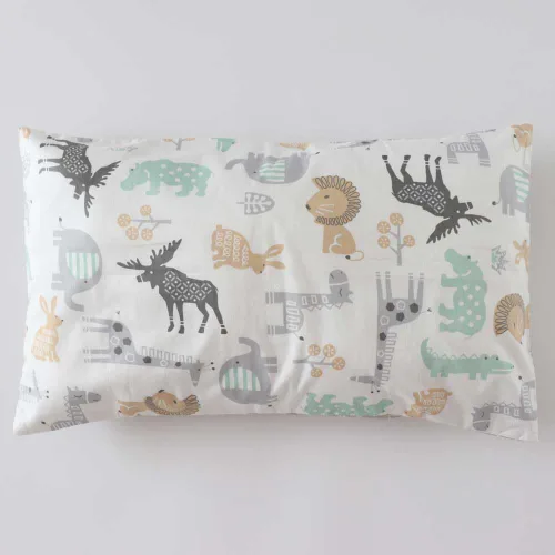 Vista 3 de Juego de ropa de cama de cuna 100% algodón para bebés, niños y niñas, 3 piezas, incluye funda de edredón, sábana bajera, funda de almohada Caqui