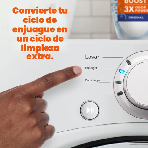 Vista 4 de Tide Enjuague de Tela de Limpieza Profunda con 3X Poder Contra Olores, Aroma Original, 48 oz