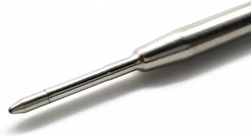 Vista 3 de Paquete de 10 repuestos de bolígrafo de punta media, tinta negra (negro, 3.8 pulgadas)