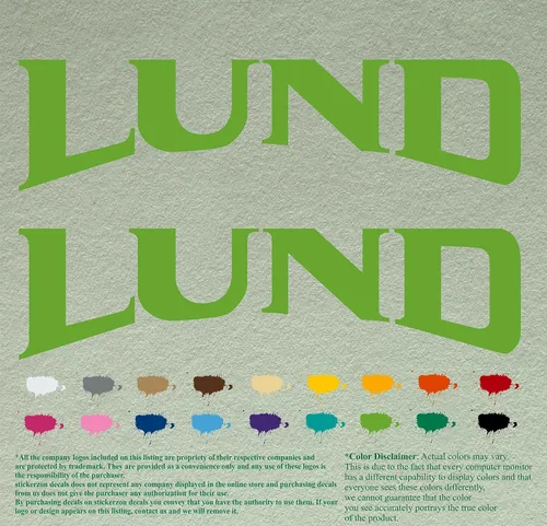 Vista 12 de Pair Lund - Calcomanías de vinilo de repuesto compatibles con lancha, motor fuera de borda, juego de 2 (12 pulgadas, negro 070)