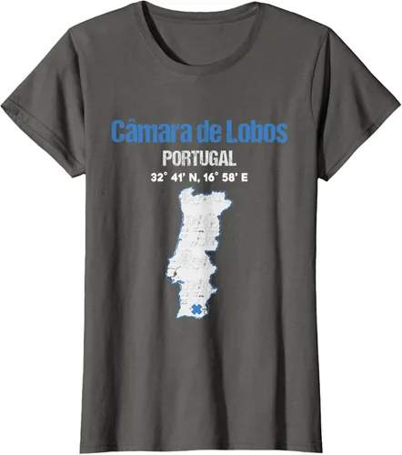 Vista 6 de Camiseta Câmara de Lobos Portugal City