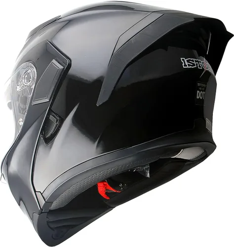Vista 18 de 1Storm Casco modular de cara completa para motocicleta con doble visera abatible y protector solar: HB89 Flecha Azul