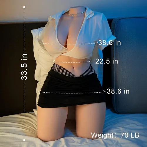 Vista 7 de Jaspik Muñeca sexual de tamaño real de 70 libras para hombres, muñecas sexuales femeninas realistas con cuerpo de torso de tamaño completo, juguetes