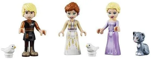 Vista 4 de LEGO Disney Frozen II Arendelle Castle Village 41167 - Juego de construcción de castillo de juguete con personajes populares de Frozen