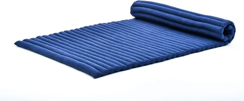 Vista 31 de Leewadee - Colchón de piso plegable - Futón japonés enrollable -Alfombra de tatami triple pliegue - Cama de piso para invitados - Colchón de camping
