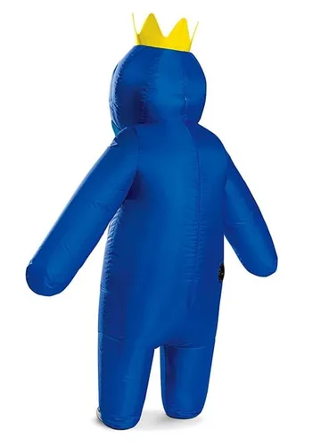 Vista 3 de Disfraz Inflable de Blue de Rainbow Friends para Niños Multicolor