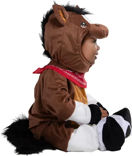 Vista 3 de Rubie's Mono y tocado de Poni Giddy-up para niños