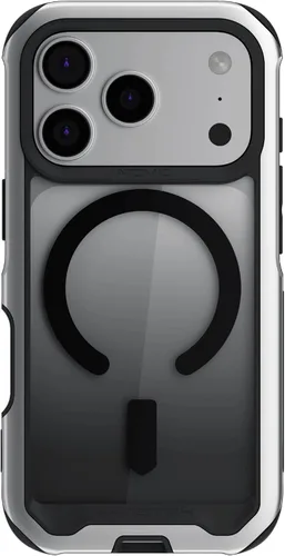 Vista 112 de Ghostek ATOMIC - Funda delgada para Galaxy S21 con parachoques de metal de aluminio y diseño trasero transparente, protección resistente que absorbe