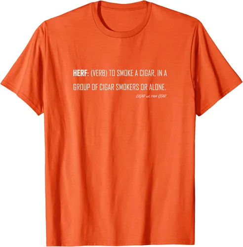 Vista 29 de Herf definition - Camiseta de manga corta, diseño con texto "Cigar Smoker Puff Verb Stogie Habano" Negro