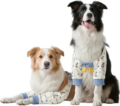 Vista 10 de Almohadilla protectora de codo para perro, soporte frontal ajustable, soporte frontal para callos, rodilla, mangas para mascotas para heridas, codo