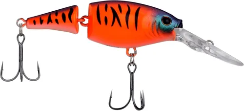 Vista 25 de Berkley Flicker Shad Jointed Fishing Hard Bait Negro plateado