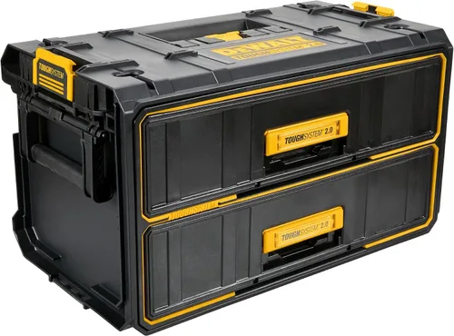 Vista 2 de DEWALT ToughSystem Caja de herramientas, 2.0 con dos cajones, 21.8 pulgadas (DWST08320)