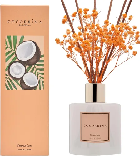 Vista 57 de Difusor de Varillas Cocorrína - Difusor Aromatizante con Aroma de Arroyo de Bambú con 8 Varillas, Difusor de Fragancia para Hogar, Decoración